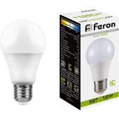 Лампа светодиодная Feron LB-93 12 Вт Е27 А60 4000 К 1100 Лм (25487)