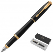 Ручка перьевая Parker Urban Muted Black GТ цвет чернил синий цвет корпуса черный (артикул производителя 1931593)