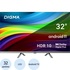 Телевизор 32" Digma DM-LED32SBB39 HD купить в интернет-магазине товаров для офиса и дома ТопГрад с доставкой