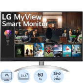 Монитор 31.5" LG 32SQ700S-W белый