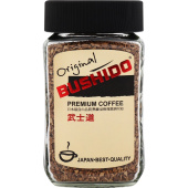 Кофе растворимый Bushido Original 100 г (стеклянная банка) купить в интернет-магазине товаров для офиса и дома ТопГрад с доставкой