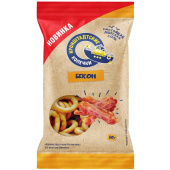 Сушки Кронштадтские колечки с беконом 80 г (14 штук в упаковке)