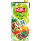 Сок Сады Придонья мультифрукт с мякотью 2 л купить в интернет-магазине товаров для офиса и дома ТопГрад с доставкой