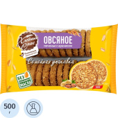Печенье сдобное Хлебный спас Овсяное с арахисом 500 г купить в интернет-магазине товаров для офиса и дома ТопГрад с доставкой