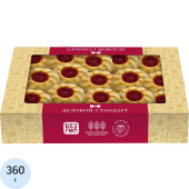 Печенье сдобное Деловой Стандарт Курабье с вишневым мармеладом 360 г купить в интернет-магазине товаров для офиса и дома ТопГрад с доставкой