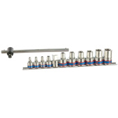 Набор головок Torx King Tony E4-E20 3/8" и 1/2" 12 предметов (7112PR)