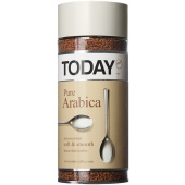 Кофе растворимый Today Pure Arabica 95 г (стеклянная банка) купить в интернет-магазине товаров для офиса и дома ТопГрад с доставкой