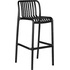 Стул барный Dobrin Chloe bar чёрный (пластик/пластик)