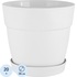 Горшок для цветов с поддоном InGreen Villa de Fiori 20 л белоснежный  жасмин (33x36 см) купить в интернет-магазине товаров для офиса и дома ТопГрад с доставкой