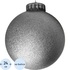 Ёлочный шар новогодний BigDecor пластик серебристый (диаметр 24 см)
