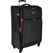 Чемодан Polar размер XL 98 л из полиэстера чёрный (Р1801)