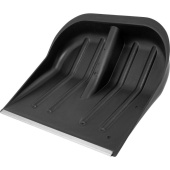 Лопата для уборки снега Сибртех пластик 41.5x46.5 см без черенка  (морозостойкая, с рёбрами жёсткости)