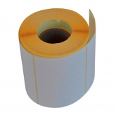 Термотрансферные этикетки бумажные полуглянцевые 58x40 мм (диаметр втулки 40 мм, 50 руллонов по 700 штук в рулоне) (490233)