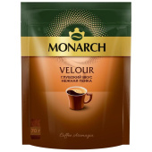 Кофе растворимый Monarch Velour Нежная пенка 70 г (пакет) купить в интернет-магазине товаров для офиса и дома ТопГрад с доставкой