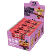 Батончик мюсли мультизлаковый Деловой Стандарт клюква (24  батончика по 35 г) купить в интернет-магазине товаров для офиса и дома ТопГрад с доставкой