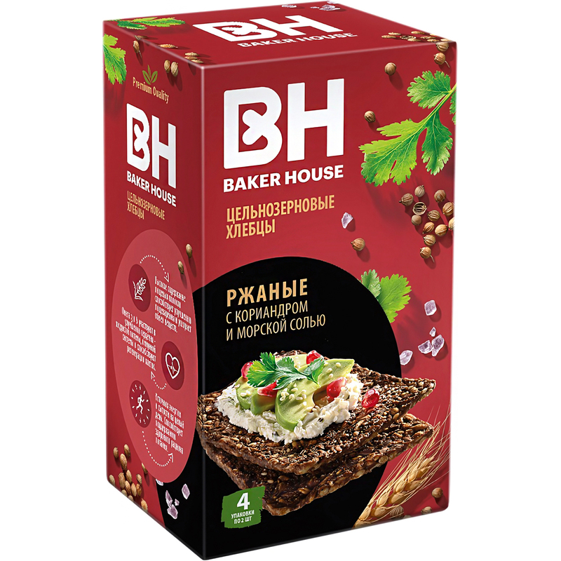 Хлебцы Baker House ржаные 180 г