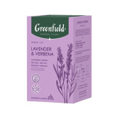 Чайный напиток травяной Greenfield Natural Tisane Lavender & Verbena 20 пирамидок