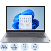 Ноутбук Lenovo ThinkBook 14 G7 IML 14" Gray Intel Core Ultra 5 125U/16  ГБ/SSD 512 ГБ (21MR0046RU)