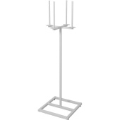 Пакетодержатель напольный на 4 рулона (белый new, 400х400х1280 мм)