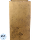 Кашпо Idealist Крисмас 23.8 л золотистый шик (23x45x23 см)