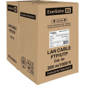 Кабель витая пара ExeGate Special UTP4-C5e-CU-S26-IN-PVC-GY-305 cat 5e 305 м (EX138966RUS)