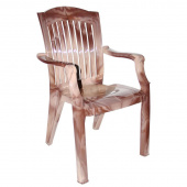 Кресло пластиковое Премиум-1 №7 Лессир коричнево-бежевое