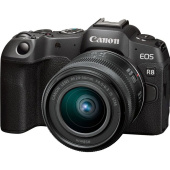 Зеркальный фотоаппарат Canon EOS R8 Kit + объектив RF 24-50mm f/4.5-6.3 IS STM черный