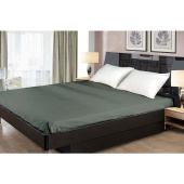 Простыня на резинке Primavelle Style 180х200 см сатин цвета графит