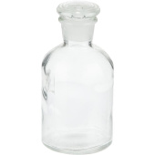 Склянка стеклянная с пробкой 125 мл купить в интернет-магазине товаров для офиса и дома ТопГрад с доставкой