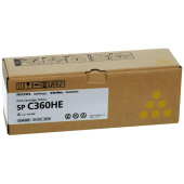 Картридж лазерный Ricoh SP C360HE 408187 желтый оригинальный