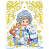 Наклейка новогодняя Советские открытки разноцветная (30х38 см)