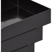 Лоток горизонтальный для бумаг Attache пластиковый черный (4 штуки в  упаковке)