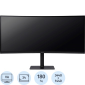 Монитор 34 Acer CZ342CURVbmiphuzx чёрный (UM.CC2CD.V01)