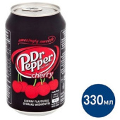 Напиток Dr.Pepper вишня газированный 0.33 л купить в интернет-магазине товаров для офиса и дома ТопГрад с доставкой