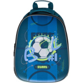 Ранец Комус Класс (№1 School) Easy Football анатомический синий с двумя отделениями Ранец Комус Класс (№1 School) Easy Football анатомический синий с двумя отделениями