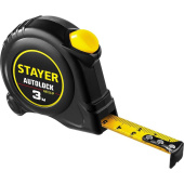 Рулетка измерительная Stayer Autolock 3 м x 16 мм сталь с автостопором (2-34126-03-16_z02)