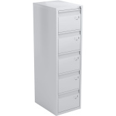 Шкаф картотечный для формата А4 и Foolscap (5 отделений, 630х470х1640 мм)
