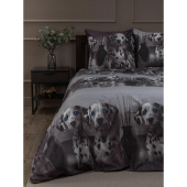 Постельное белье Amore Mio Woof 93047 (евро, микрофибра)