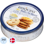 Печенье сдобное Bisquini Датское ассорти 340 г купить в интернет-магазине товаров для офиса и дома ТопГрад с доставкой