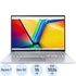 Ноутбук Asus Vivobook M1605NAQ-MB131 16" серебристый AMD Ryzen 7 170/16  ГБ/SSD 1024 ГБ (90NB1832-M005F0) купить в интернет-магазине товаров для офиса и дома ТопГрад с доставкой