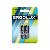 Батарейка ААА мизинчиковая Ergolux Alkaline (2 штуки в упаковке)