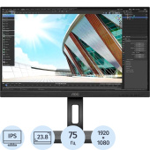 Монитор 23.8" AOC 24P2Q черный