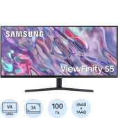 Монитор 34" Samsung LS34C500GAIXCI черный
