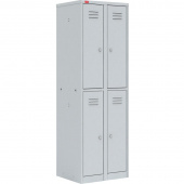 Шкаф для одежды металлический ШРМ-24М медицинский (600х500х1860 мм)