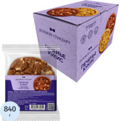 Печенье сдобное Деловой Стандарт Кукис с шоколадом и белой глазурью 70 г (12 штук в упаковке) купить в интернет-магазине товаров для офиса и дома ТопГрад с доставкой