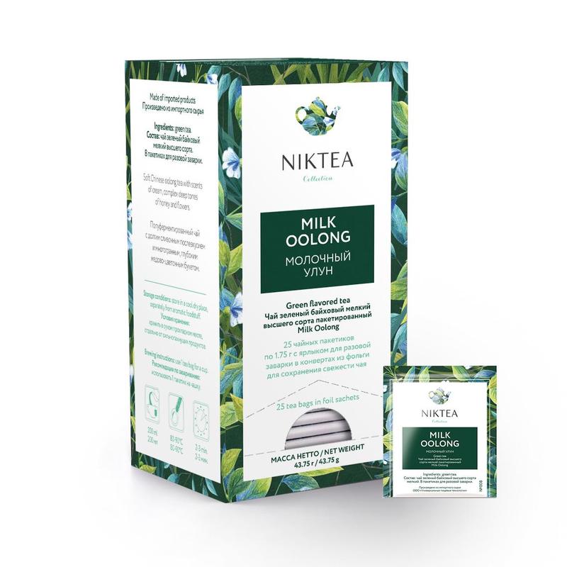 Чай улун Niktea Milk Oolong 25 пакетиков