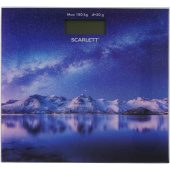 Весы напольные Scarlett SC-BS33E022 синие с рисунком