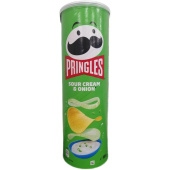 Чипсы Pringles со вкусом сметаны и лука 165 г купить в интернет-магазине товаров для офиса и дома ТопГрад с доставкой