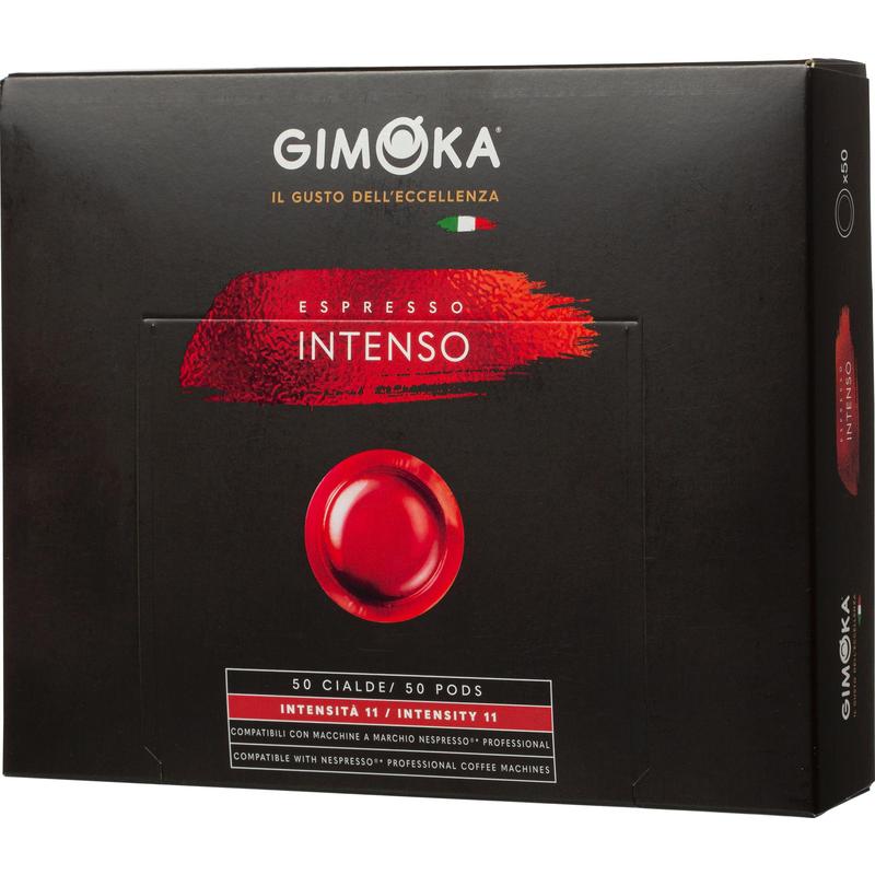 Кофе в капсулах для кофемашин Gimoka Nespresso Professional Intenso (50 штук в упаковке)