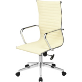 Кресло для руководителя Easy Chair 711 TPU бежевое (искусственная кожа, металл)